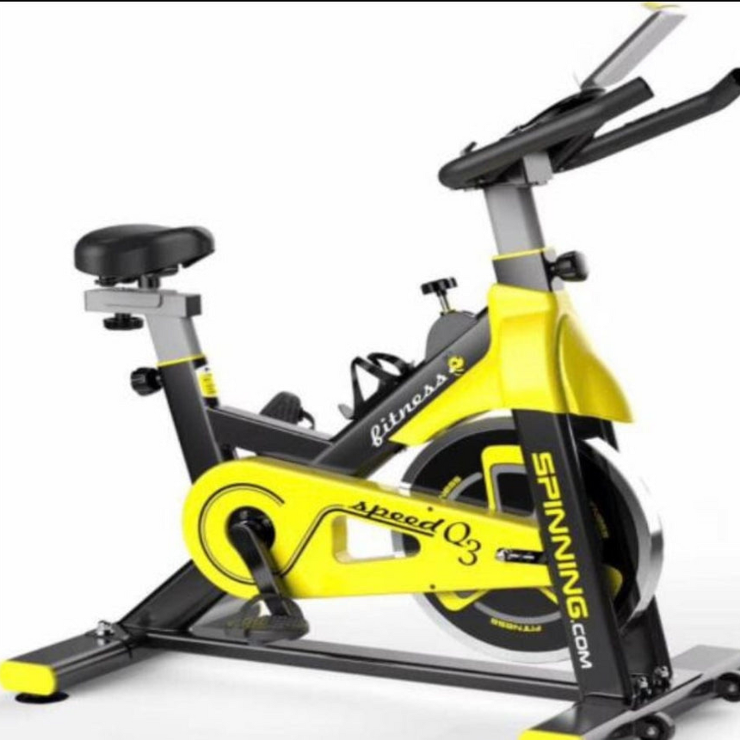 Sports Spin Magnetic Bike – 150 KG Capacity (Yellow)