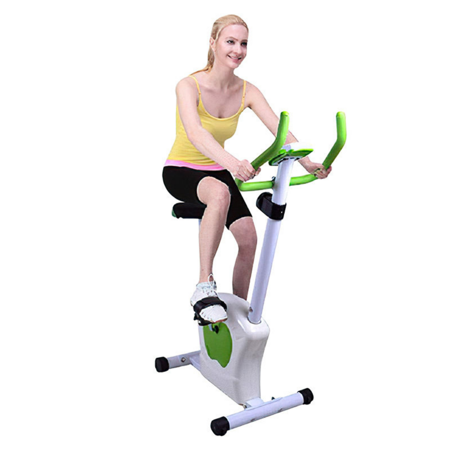 Adjustable Magnetic Indoor Exercise Bike with Digital Mile Counter – Home Fitness Equipment
