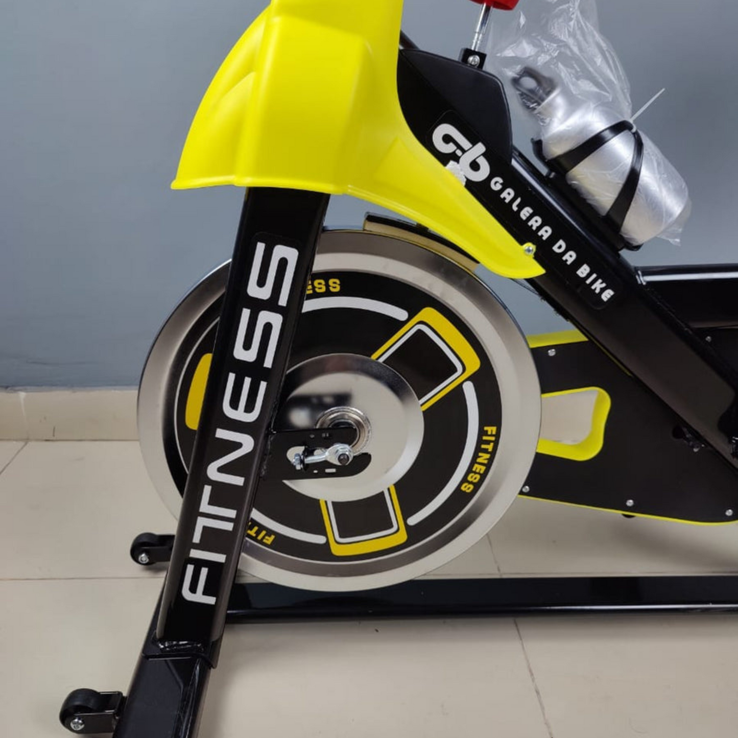 Sports Spin Magnetic Bike – 150 KG Capacity (Yellow)