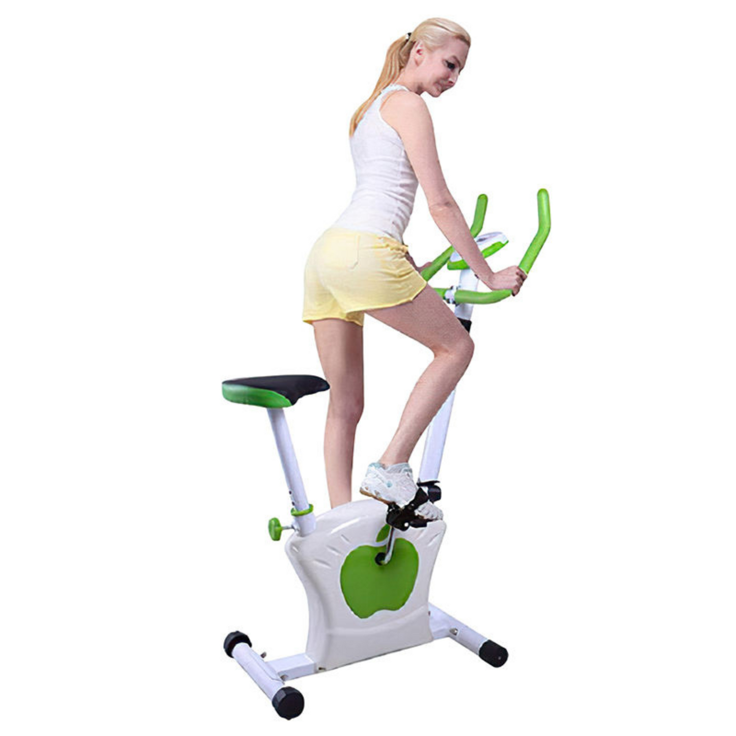 Adjustable Magnetic Indoor Exercise Bike with Digital Mile Counter – Home Fitness Equipment