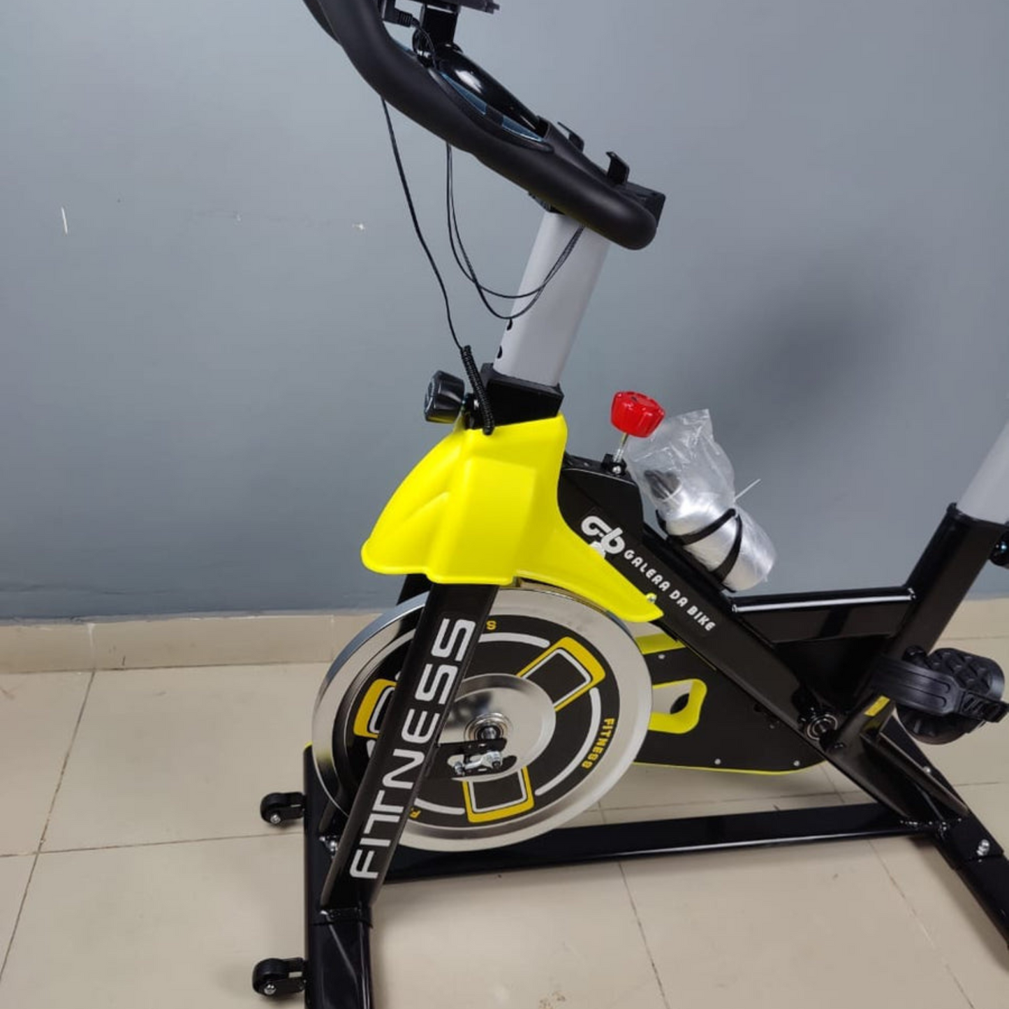 Sports Spin Magnetic Bike – 150 KG Capacity (Yellow)