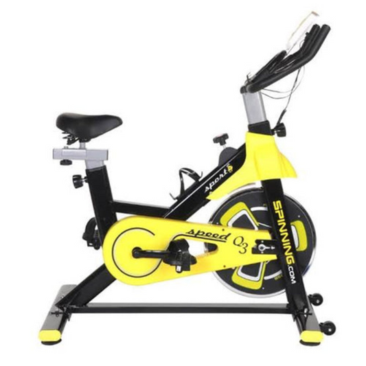 Sports Spin Magnetic Bike – 150 KG Capacity (Yellow)